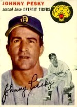 1954 Topps      063      Johnny Pesky